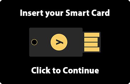 how to create a smart card|insert your smart card.